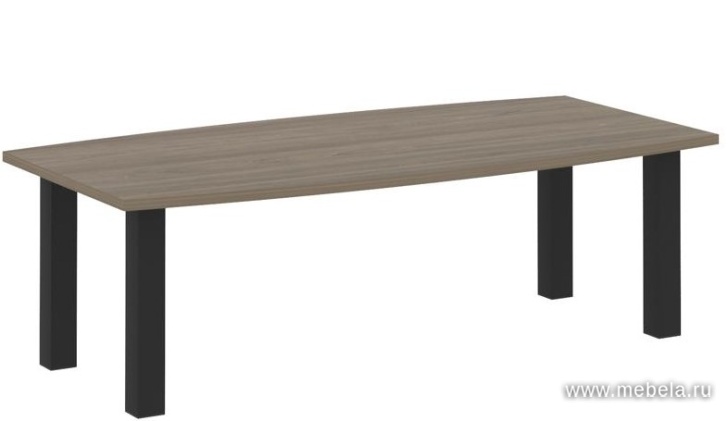 Стол для переговоров на металлокаркасе