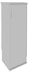 Офисный шкаф узкий средний закрытый, Л/Пр.