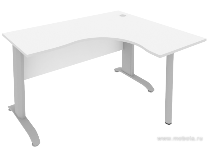 Стол эргономичный на металлокаркасе (правый)