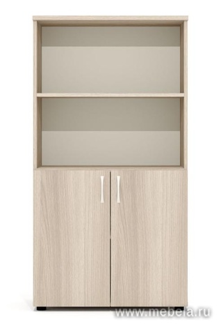 Офисный шкаф комбинированный, средний