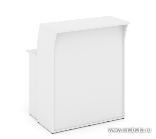 Стойка ресепшн угловая ХДФ (без полки)