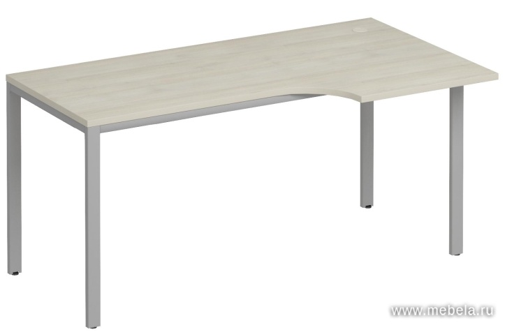 Стол письменный на П-образном металлокаркасе (правый)