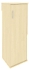 Офисный шкаф узкий средний закрытый, Л/Пр.