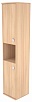 Офисный шкаф высокий узкий полузакрытый(Л/Пр)