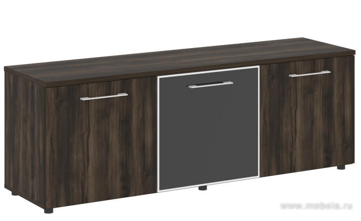 Тумба модульная (стекло Черное)