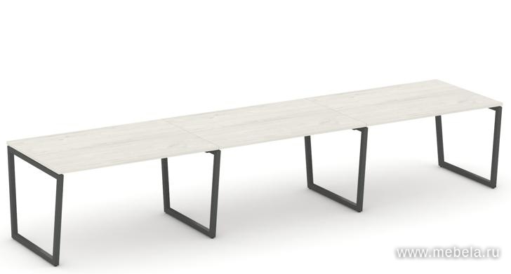 Стол переговорный на T2-образных опорах 40х40 (без лючков)