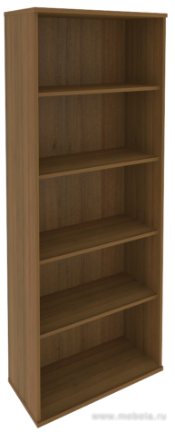 Высокий офисный стеллаж для документов, открытые полки