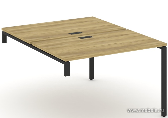 Двойной Стол надставка на опорную тумбу