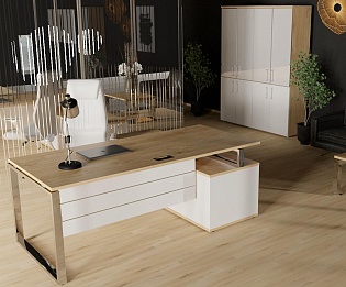 фото кабинет Шифт Хром Тиквуд  №3