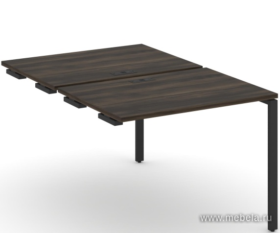 Двойной стол приставка к опорным тумбам/шкафам