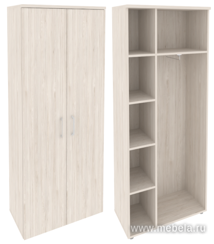 Гардероб комбинированный (выдвижная вешалка)