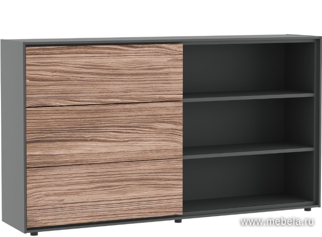 Офисный шкаф со слайд-дверью