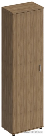 Офисный шкаф-гардероб для одежды узкий