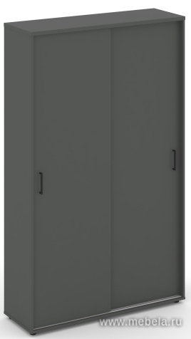 Офисный шкаф-купе с полками, задняя стенка ЛДСП