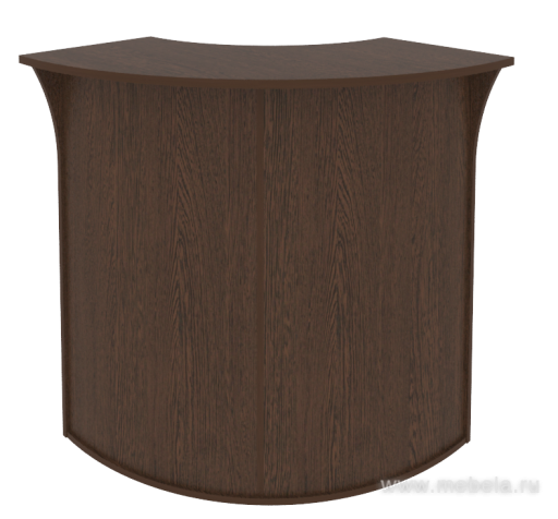 Стойка ресепшн угловая ХДФ (без полки)