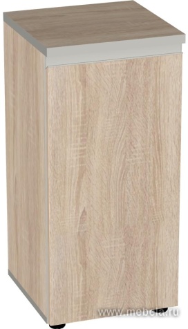 Офисный шкаф низкий узкий