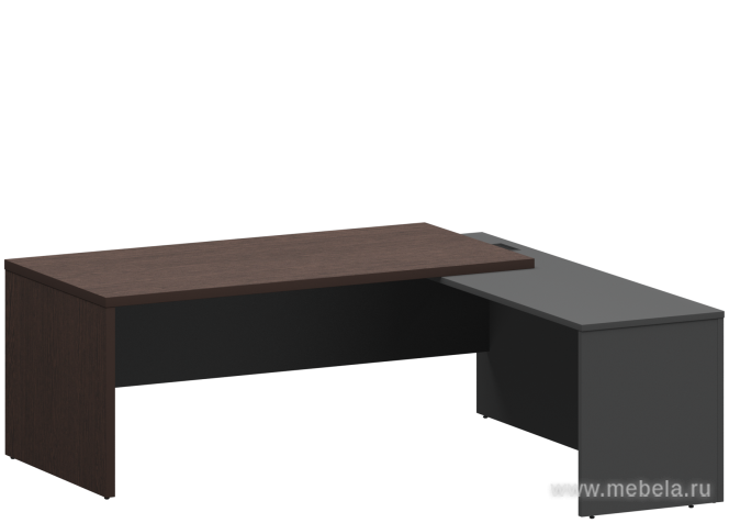 Стол руководителя с приставкой (правый)
