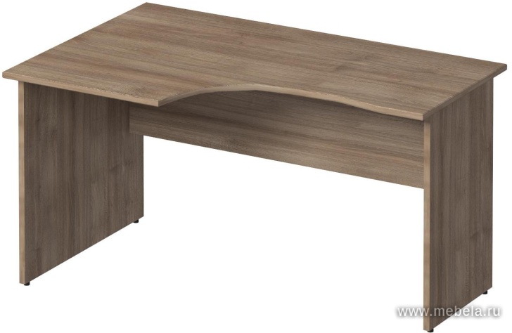 Стол эргономичный левый, с анатомической столешницей под левую руку