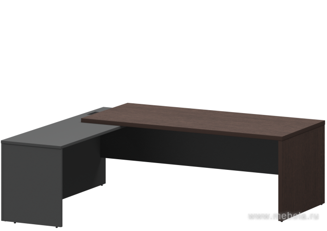 Стол руководителя с приставкой (левый)