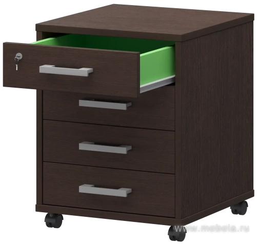 Тумба подкатная 4 ящ. с замком