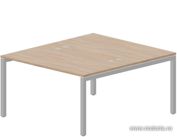 Составной стол на 2 рабочих места (4 громмета)