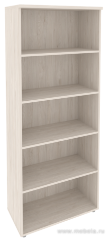 Высокий офисный стеллаж для документов, открытые полки