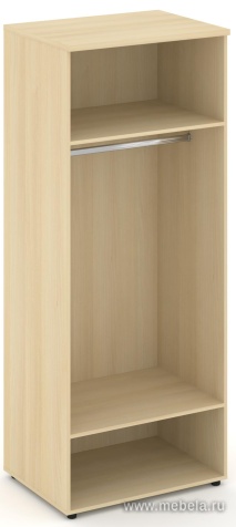 Гардероб широкий глубокий, задняя стенка ЛДСП