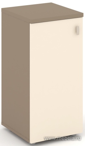 Офисный шкаф низкий узкий левый