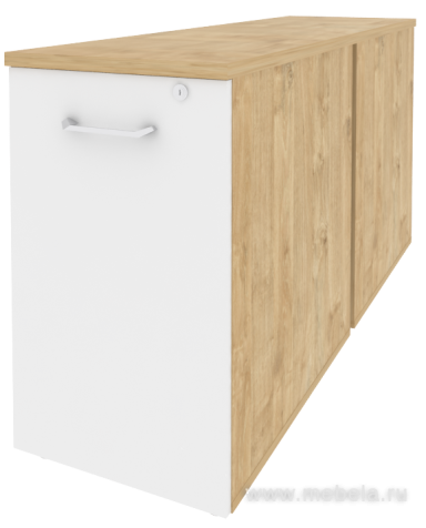 Тумба двойная низкая выдвижная приставная / опорная