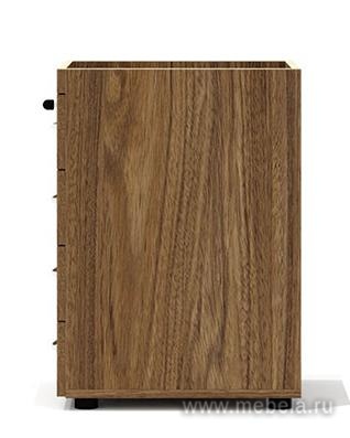 Тумба приставная с замком, 4 ящика (без топа!)