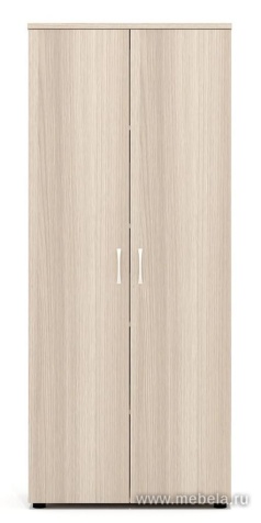 Офисный шкаф закрытый, высокий с полками