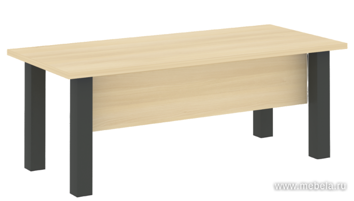Стол для руководителя на металлокаркасе