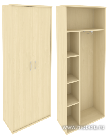 Гардероб комбинированный (выдвижная вешалка)