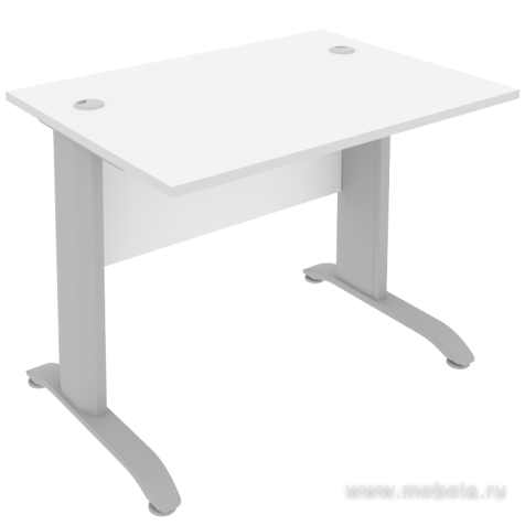 Стол письменный на L-образном металлокаркасе