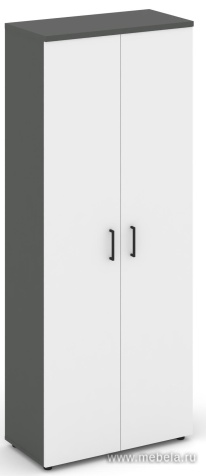 Офисный шкаф высокий широкий (2 высоких фасада, задняя стенка ЛДСП