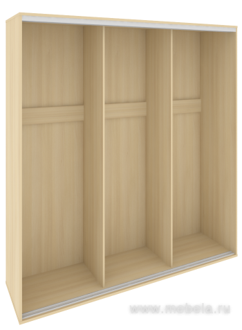 Высокий корпус шкафа-купе + трэк (3-х секционный)