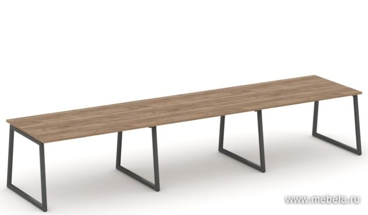 Стол переговорный на T1-образных опорах 40х40