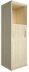 Офисный шкаф узкий средний полузакрытый, Л/Пр.