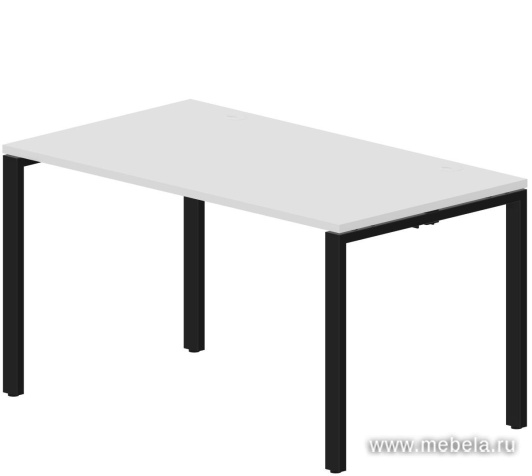 Стол письменный (2 громмета) на П-образном металлокаркасе Strike
