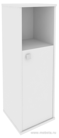 Офисный шкаф средний узкий правый