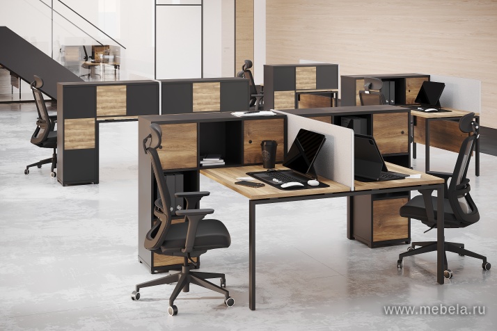 Стол надставка на две опорные тумбы