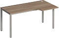 Стол эргономичный правый на металлокаркасе