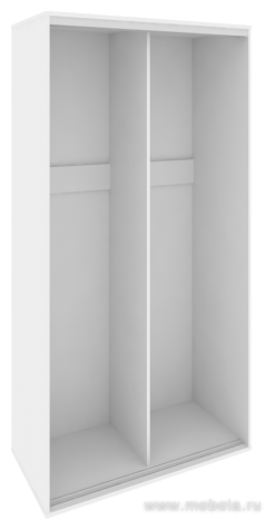 Высокий корпус шкафа-купе + трэк (2-х секционный)