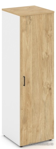 Гардероб узкий глубокий универсальный, задняя стенка ЛДСП