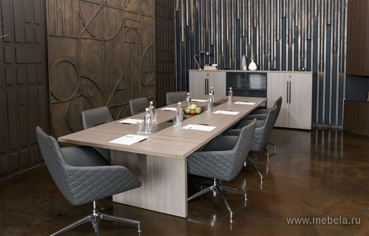 Офисный шкаф для документов со стеклянными дверями (стенка из 2 шкафов)