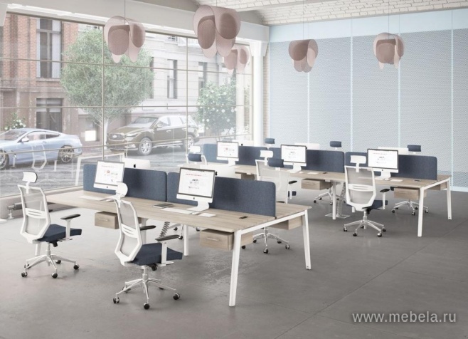 Стол на металлокаркасе МТ 2 скоса