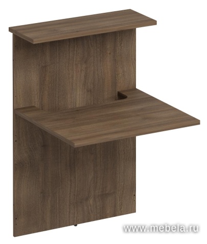 Модуль стойки ресепшен прямой с вырезом (без опор)