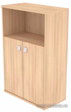 Офисный шкаф средний полузакрытый