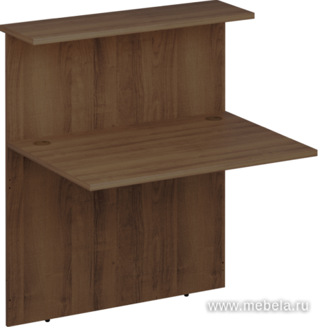 Модуль стойки ресепшен прямой с заглушками (без опор)