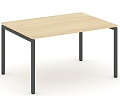 Стол переговорный на П-образных опорах 40х40